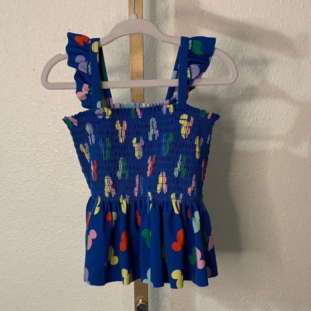 Disney x Hanna Andersson- Mickey Mouse Tankini top- 2T